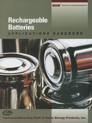 cover image of Rechargeable Batteries Applications Handbook